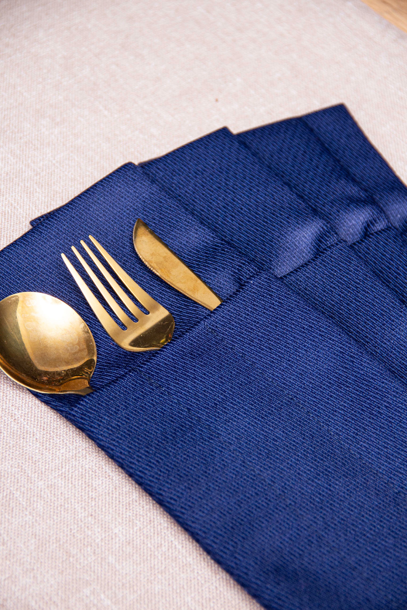 Конверт для столовых приборов LeoHome из премиальной ткани Журавинка с ВО пропиткой.