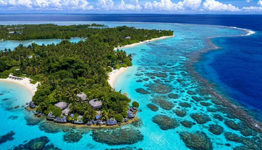 Тетаману, архипелаг Туамоту, Полинезия. Здесь начинается действие романа