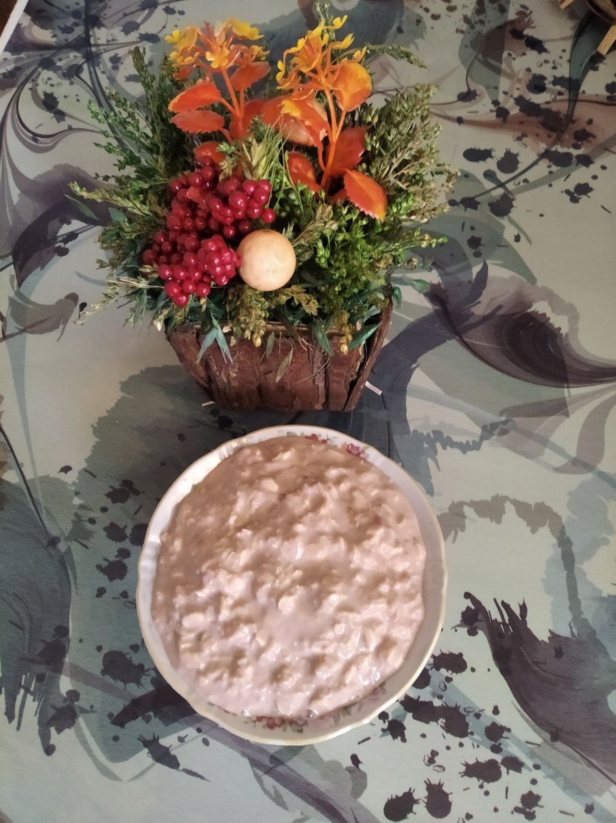 Овсянка в банке.