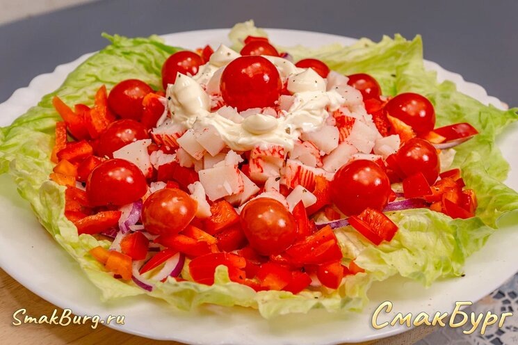 Легкий и питательный салат «Красное море» - простая и вкусная закуска для счастливой семьи!
