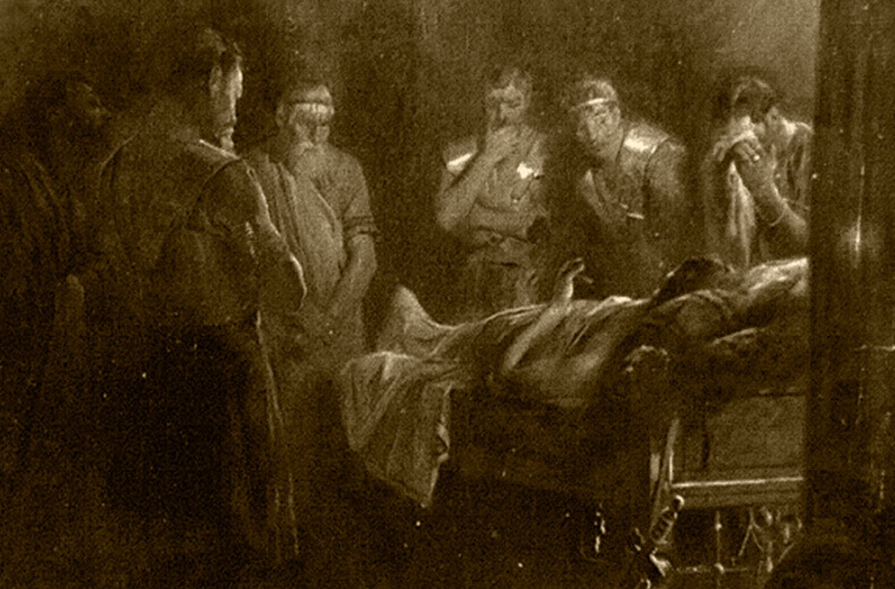 Александр Македонский на смертном одре