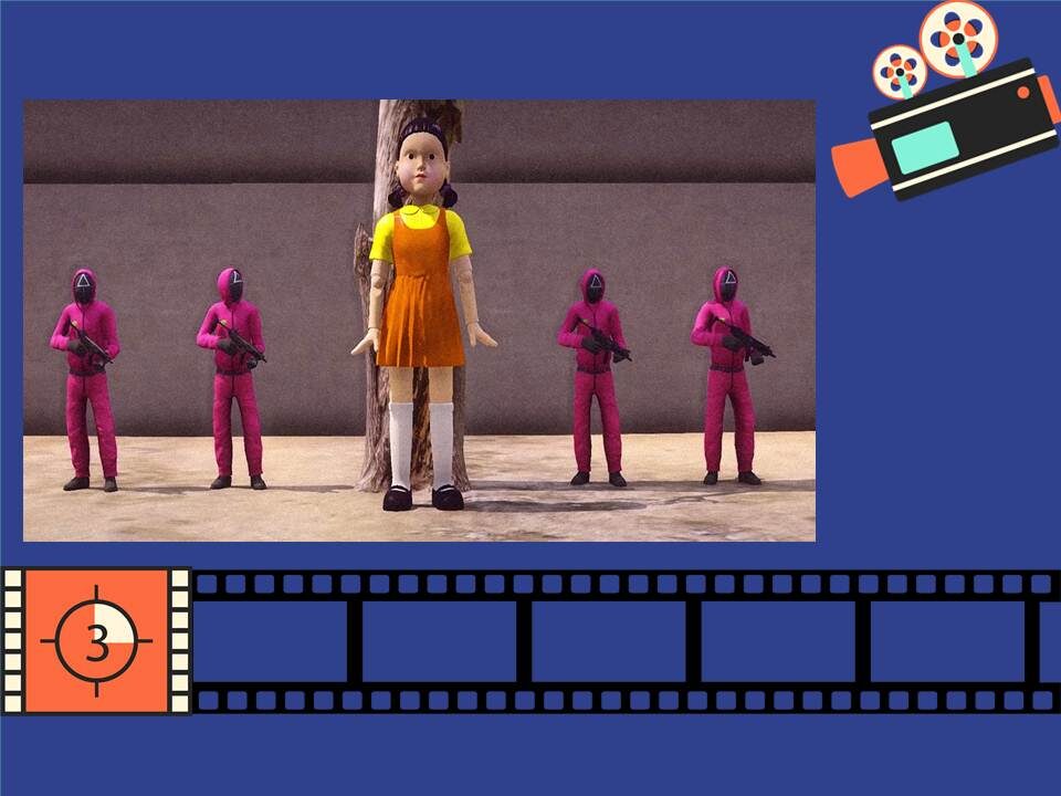 Кадр из фильма  «Игра в кальмара»