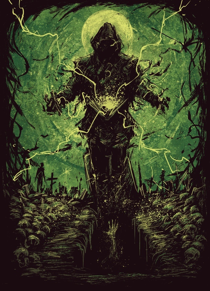 Иллюстрация Богдана Тимченко (Helix) к рассказу «Изнанка сущего» (источник: ВКонтакте: Рассказы | Крафтовый литературный журнал)