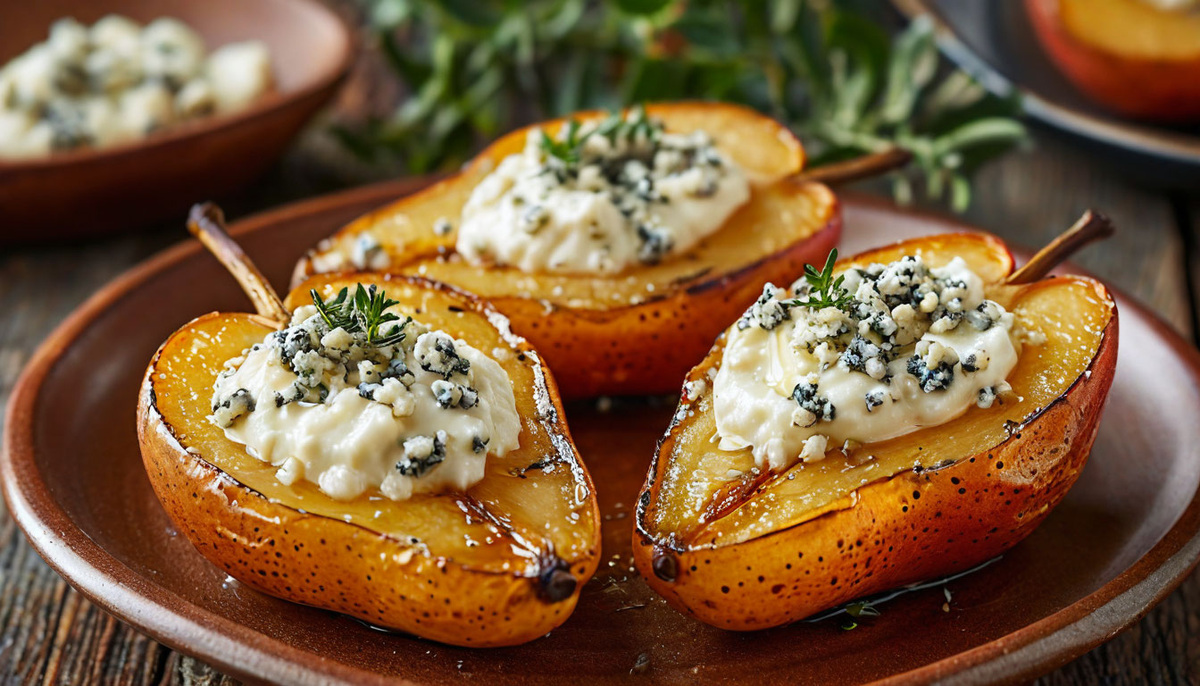 Запеканка из груш с сыром