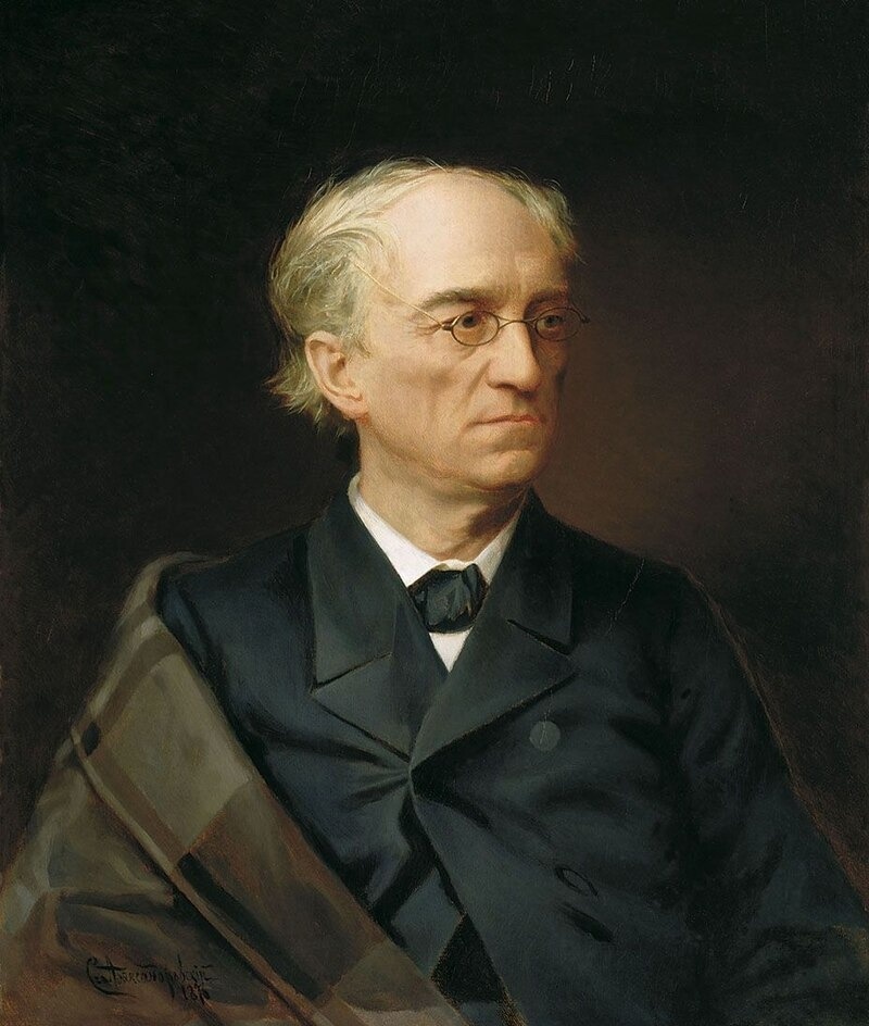 Федор Иванович Тютчев. Портрет кисти С.Ф. Александровского. 1876г