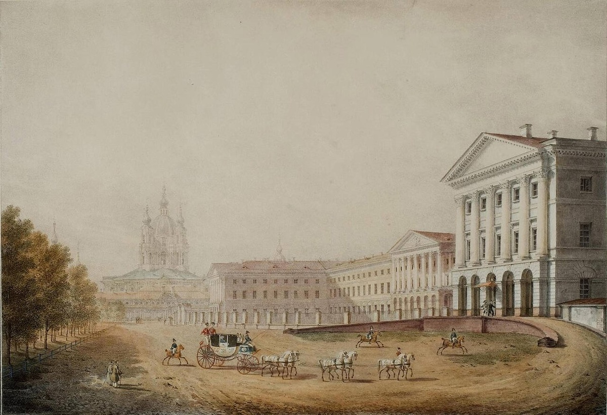 Смольный институт благородных девиц. 1823г