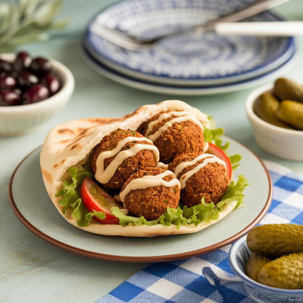 Греческий Фалафель с Тахини