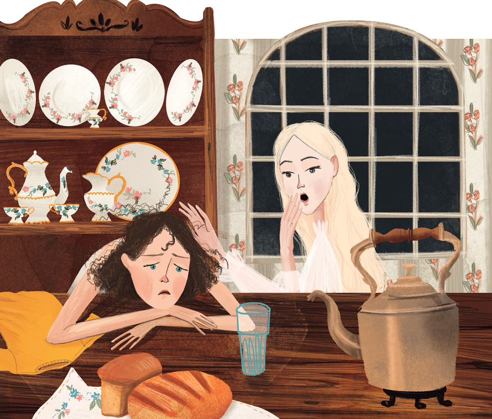 Иллюстрация Дарьи Мальцевой к книге Юлии Мазуровой «Дверь в Англию»