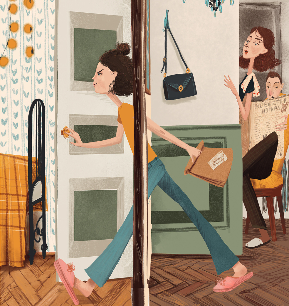 Иллюстрация Дарьи Мальцевой к книге Юлии Мазуровой «Дверь в Англию»