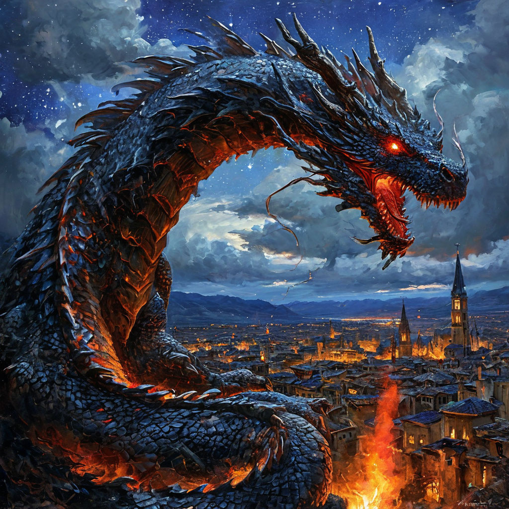 Цирконий в облике дракона