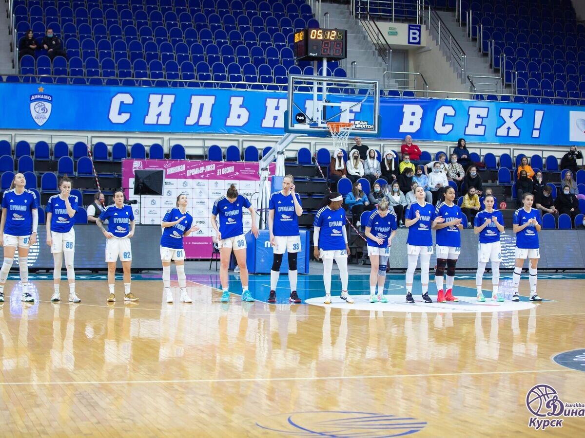    Баскетболистки курского "Динамо"© официальная страница ЖБК "Динамо" Курск ВКонтакте