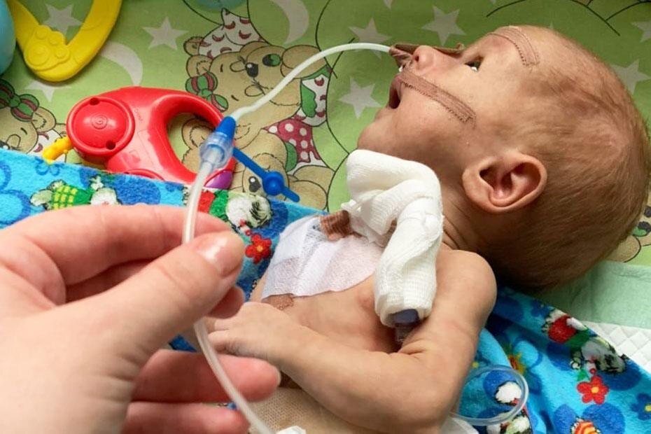 Богдан Бельков до лечения у Юлии Аверьяновой. Фото из личного архива Бельковых