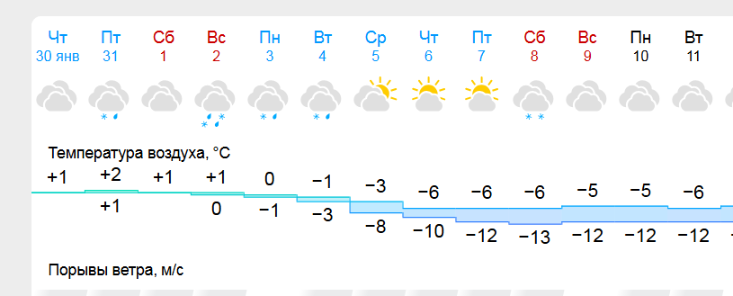 вот прогноз