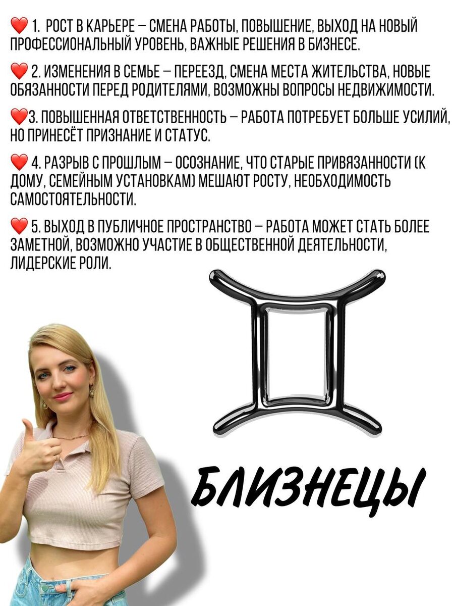 Прогноз для Близнецов