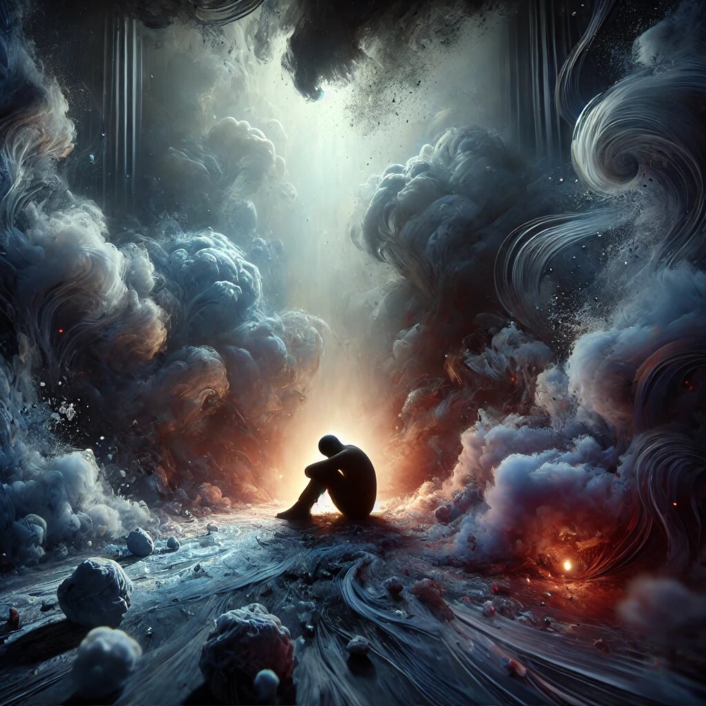 человек в тревожной среде