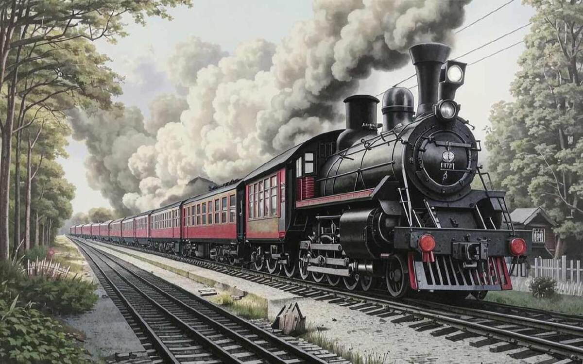    Время в пути из Воронежа в Москву на поезде может быть сокращено Иллюстрация: нейросеть «Кандинский»