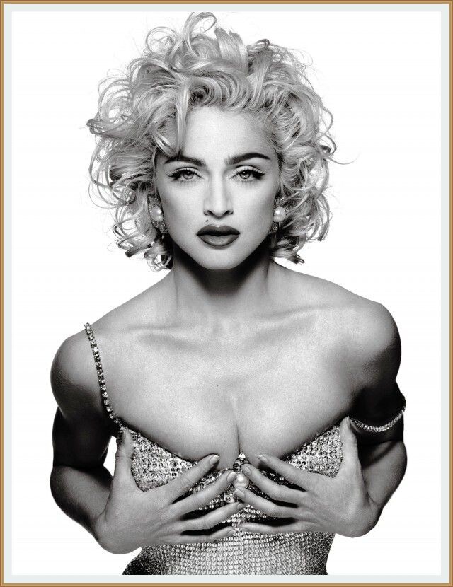 АВТОР ФОТО  ФЭШН-ФОТОГРАФ ПАТРИК ДЕМАРШЕЛЬЕ / МАДОННА  1990 / Луиза Вероника Чикконе