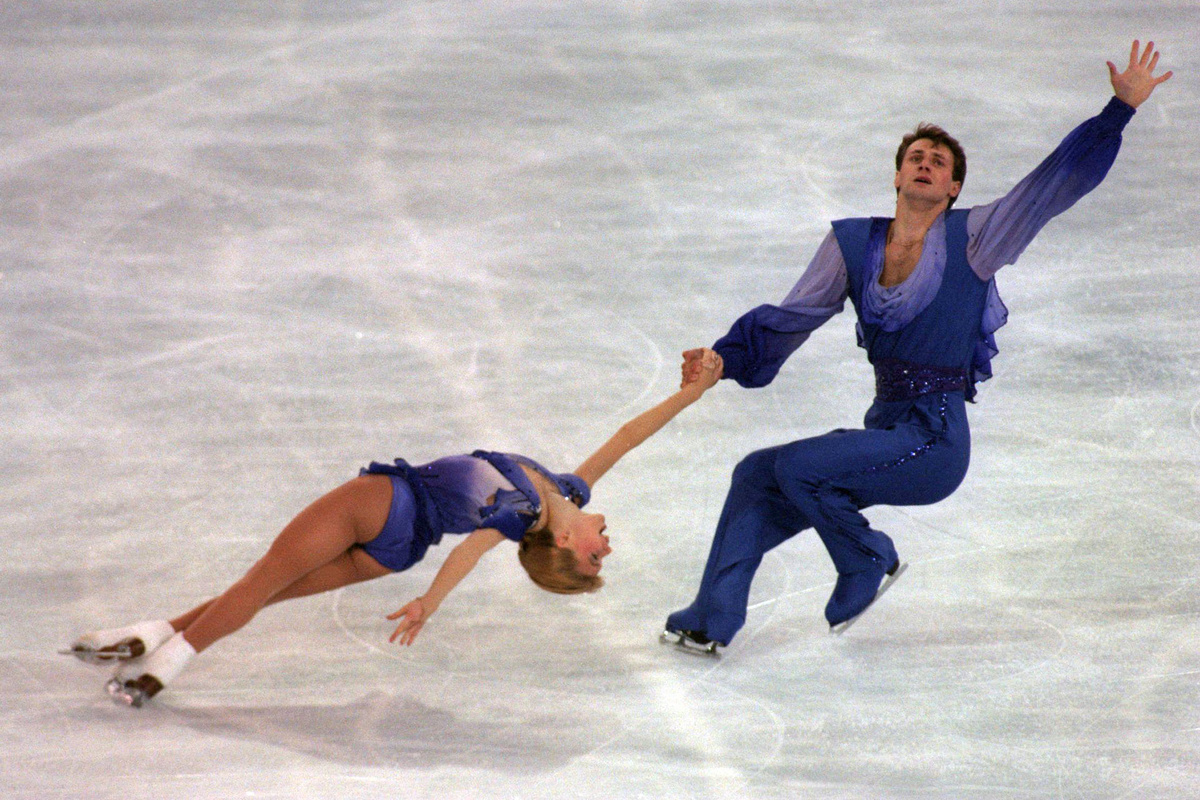    Евгения Шишкова и Вадим Наумов, 1995 год