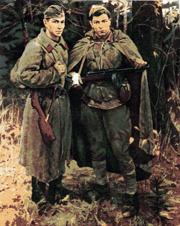 Картина Бут Николай Яковлевич "Сережка с Малой Бронной и Витька с Моховой"