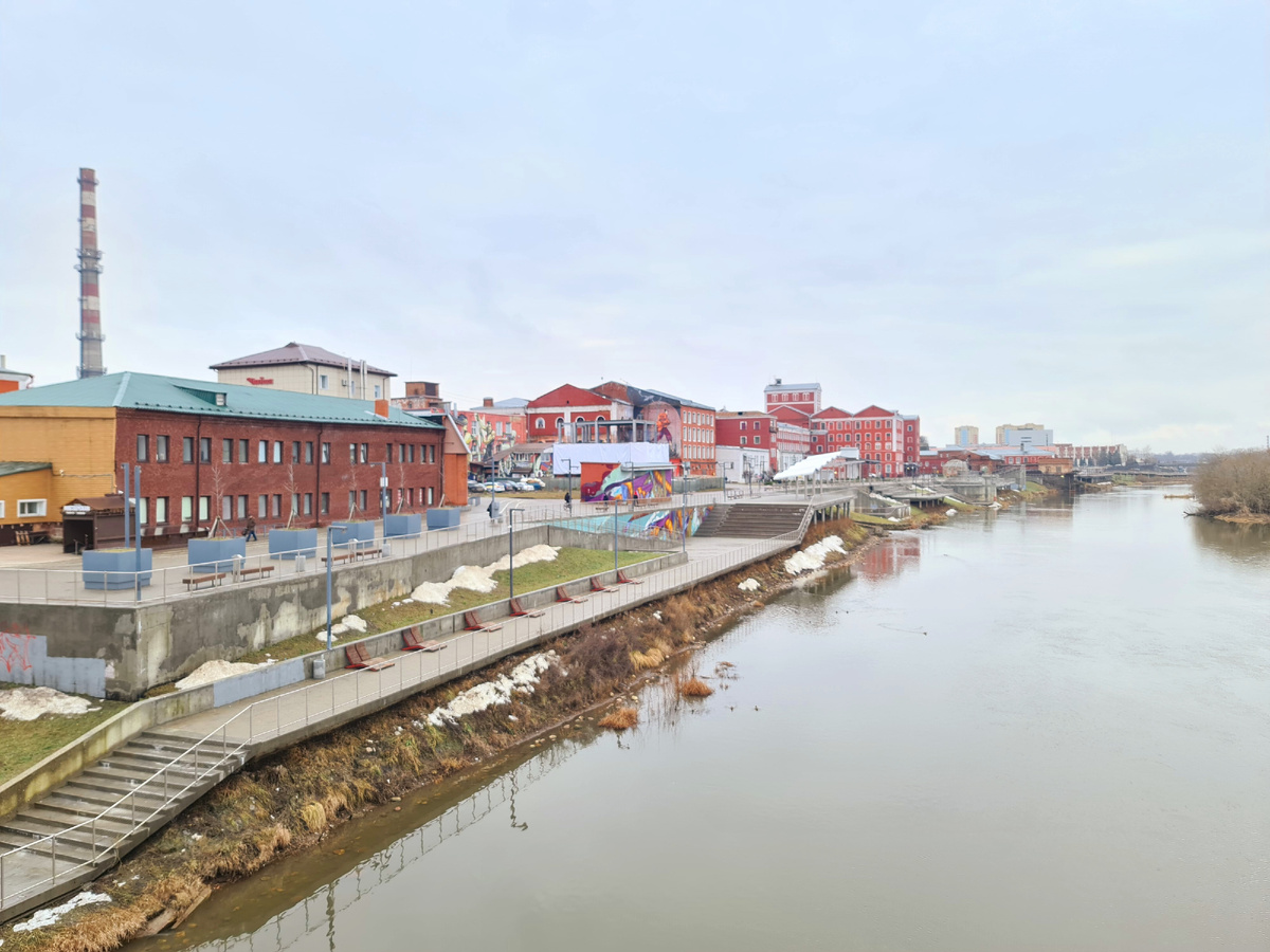 Набережная в Орехово-Зуево, фото автора