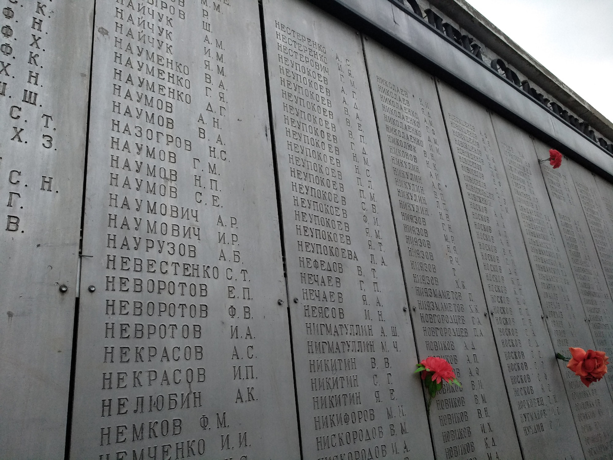 Вглядитесь в ряды фамилий. 