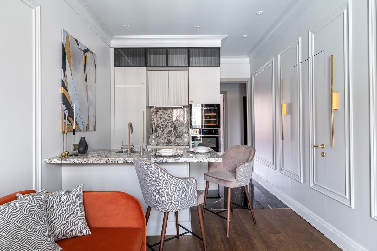 Проект "Проф Ремонта" квартира в неоклассическом стиле