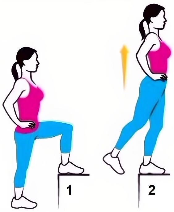 Зашагивания на ягодицы | YADPROFitness