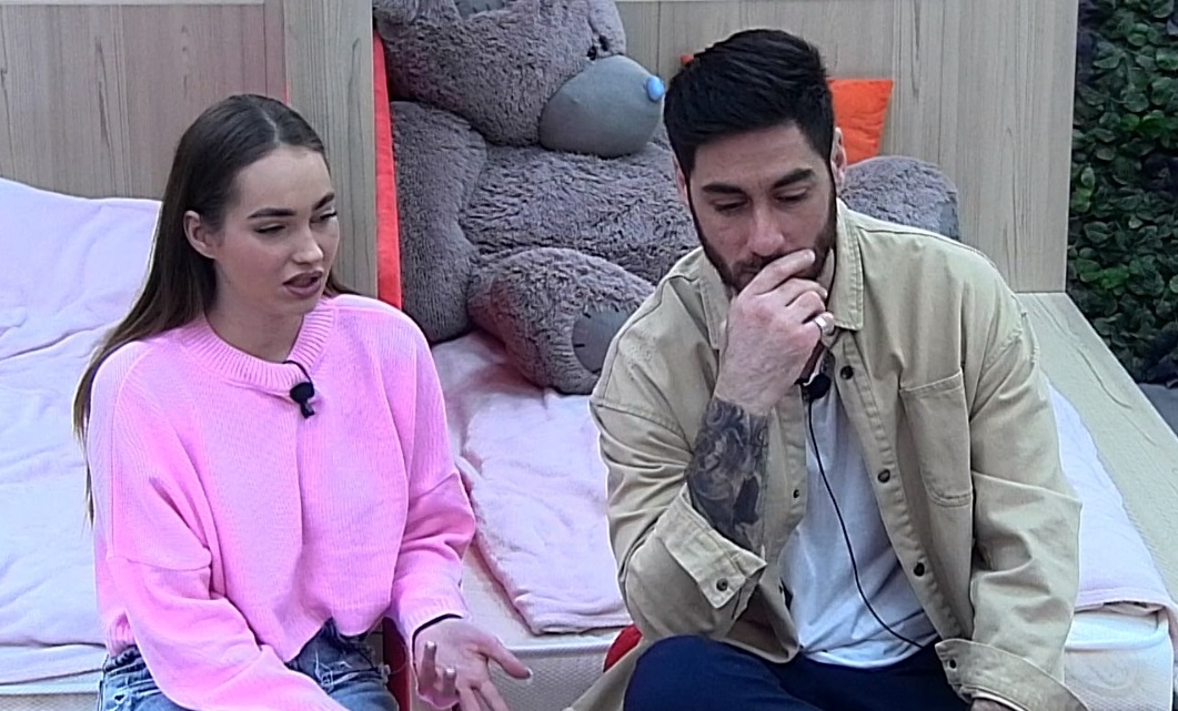 Тигран и Вика Салибековы (фото из эфира на «Okko»)