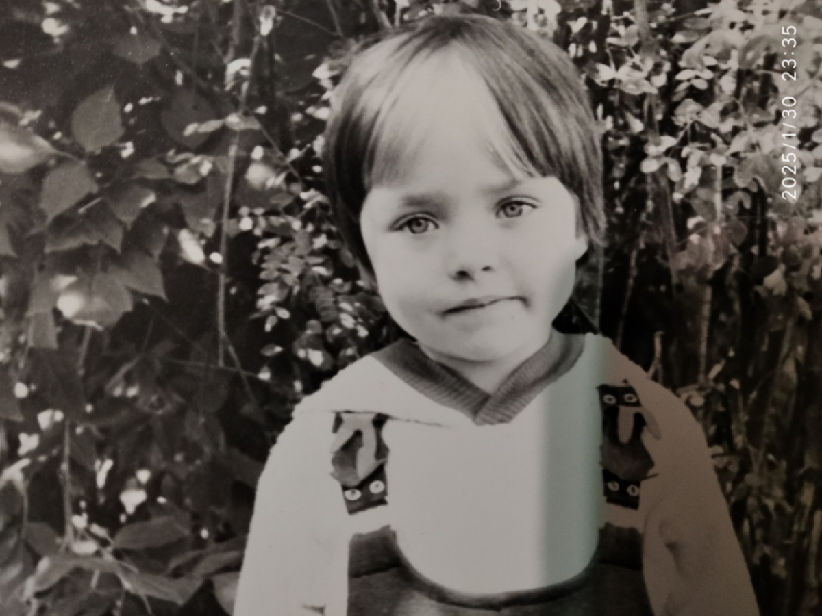 Это я маленькая, папа фотографировал