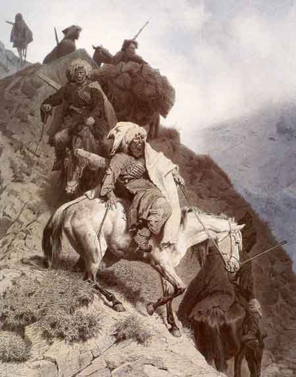 Т.Горшельт. Черкесы, 1862. Фото из открытых источников