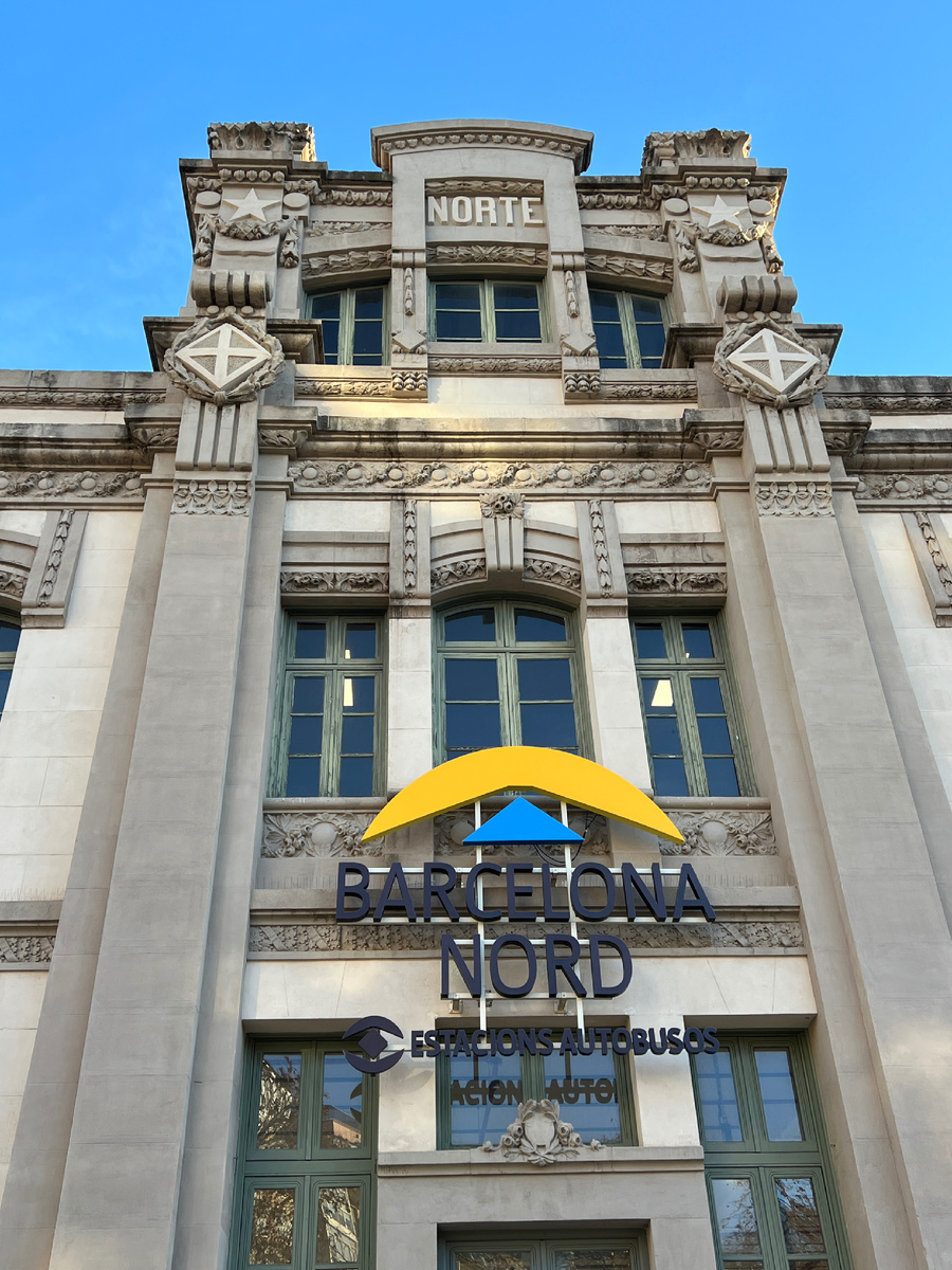 Автовокзал Барселона Норд. Фото автора 