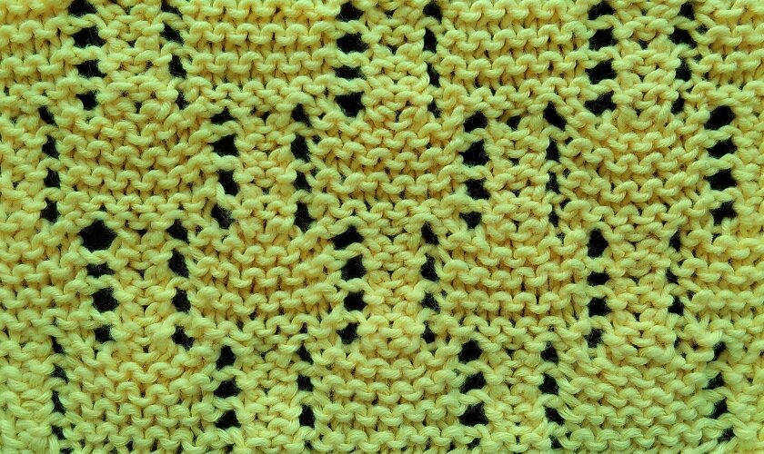 Изнаночная сторона узора