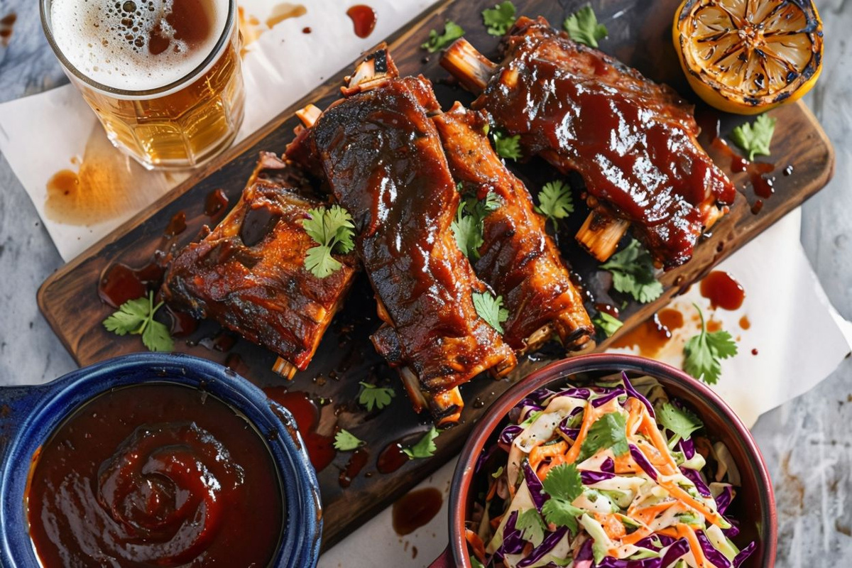 Ребрышки с соусом