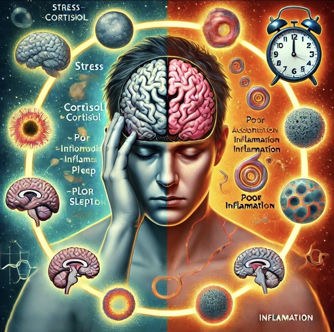 "Порочный круг" кортизола и сна.