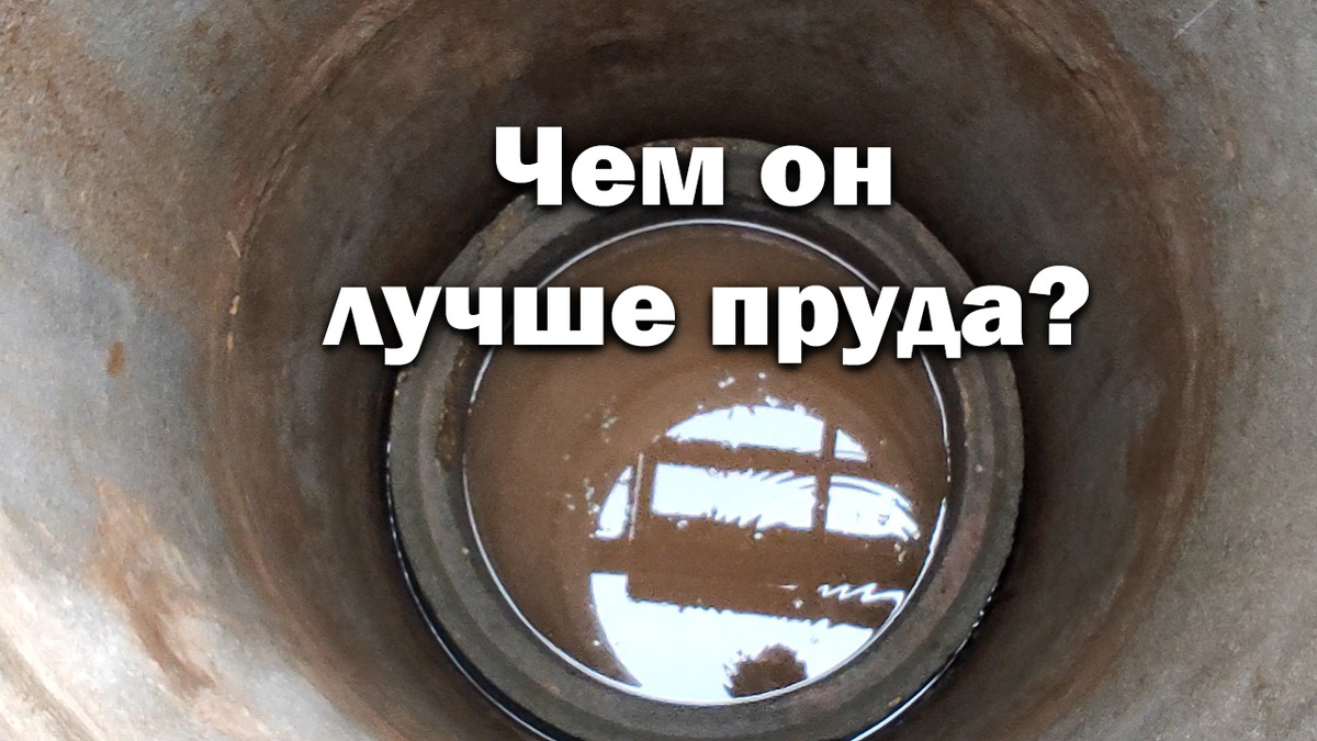 Колодец, сначала выкопали три кольца, потом два ремонтных, ушло куча денег, а результат нулевой.