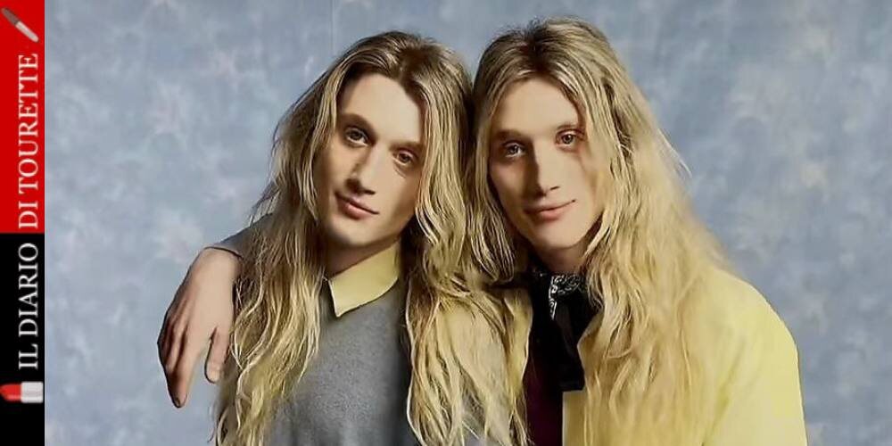 С сайта Liguria today. Те самые близнецы, что стали звездами рекламы после передачи