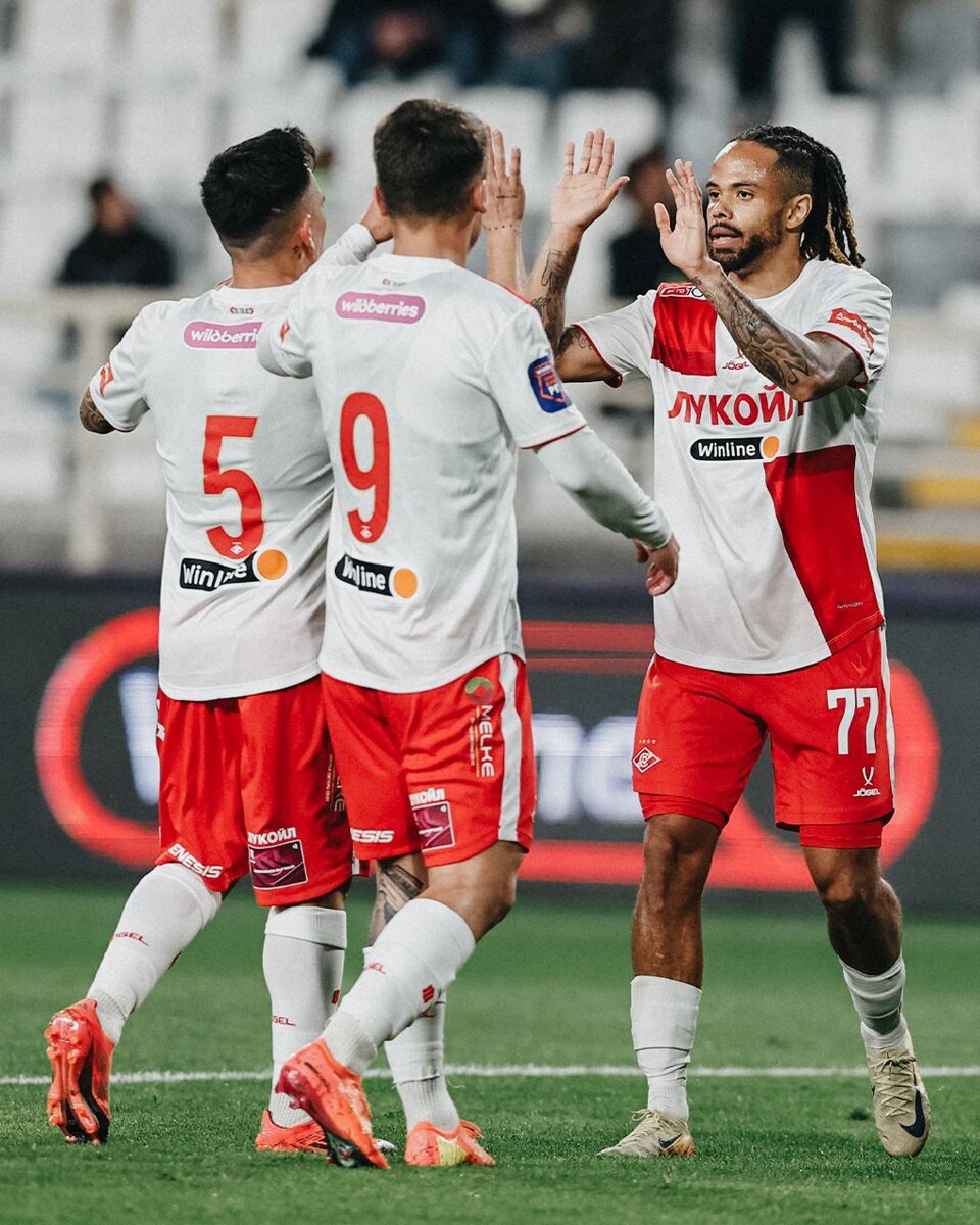 Барко, Угальде и Бонгонда. Фото: Пресс-служба ФК "Спартак-Москва"