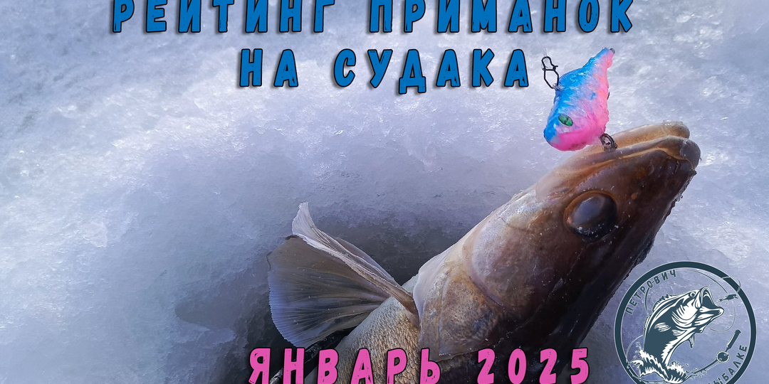 Рейтинг топ 3 приманок на судака от Петровича. Январь 2025