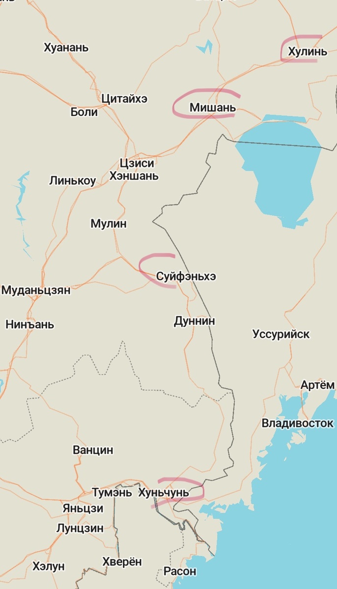 Города Китая, которые уже посещала