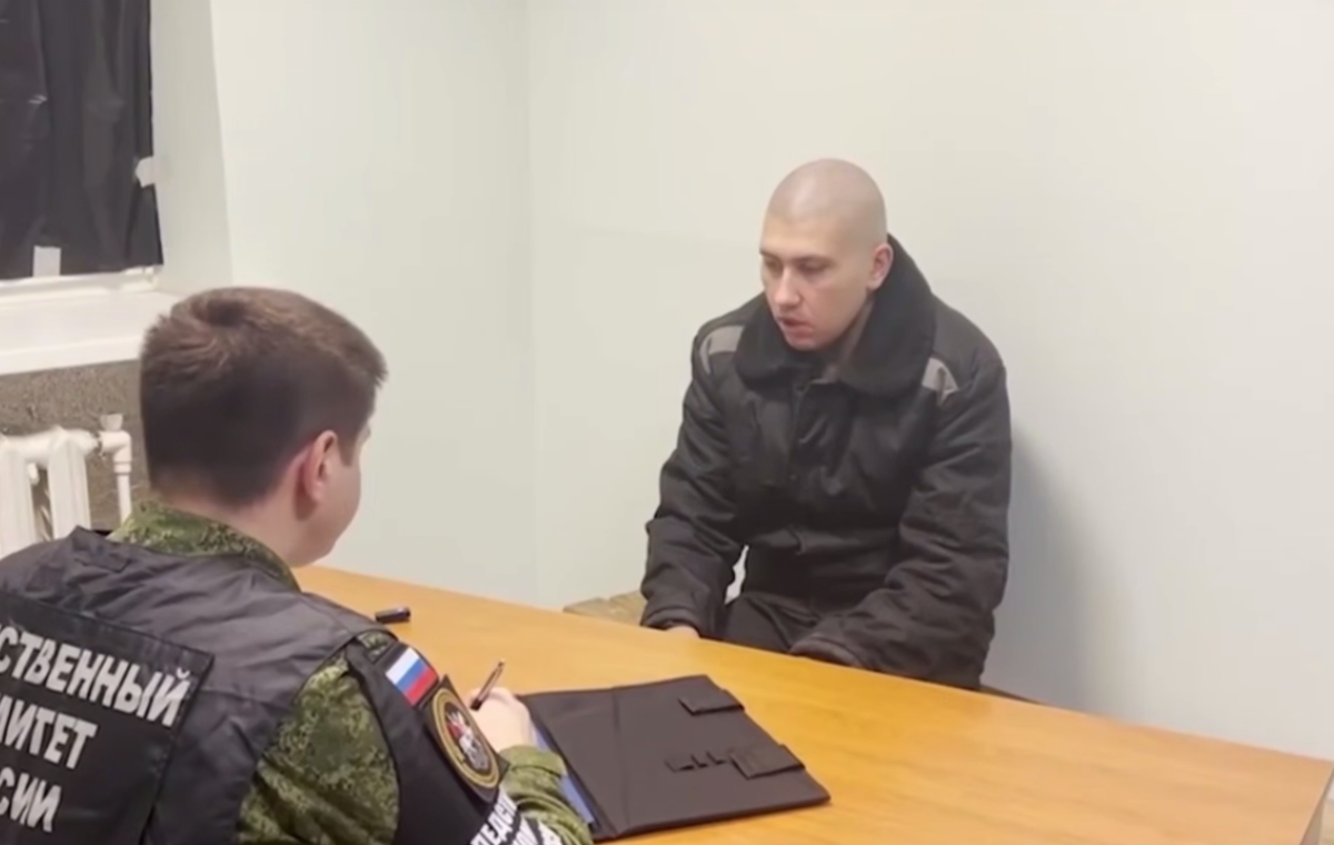 Задержанный боевик ВСУ