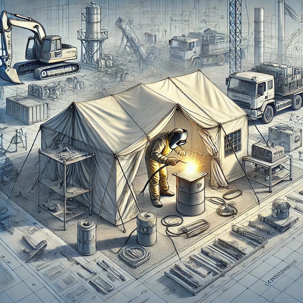 Палатка сварщика МногоТентов.ру 