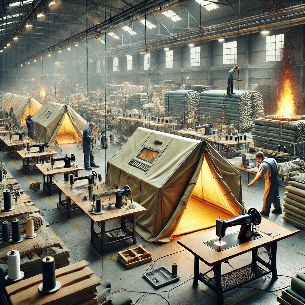 Производство Брезентовых палаток МногоТентов.ру
