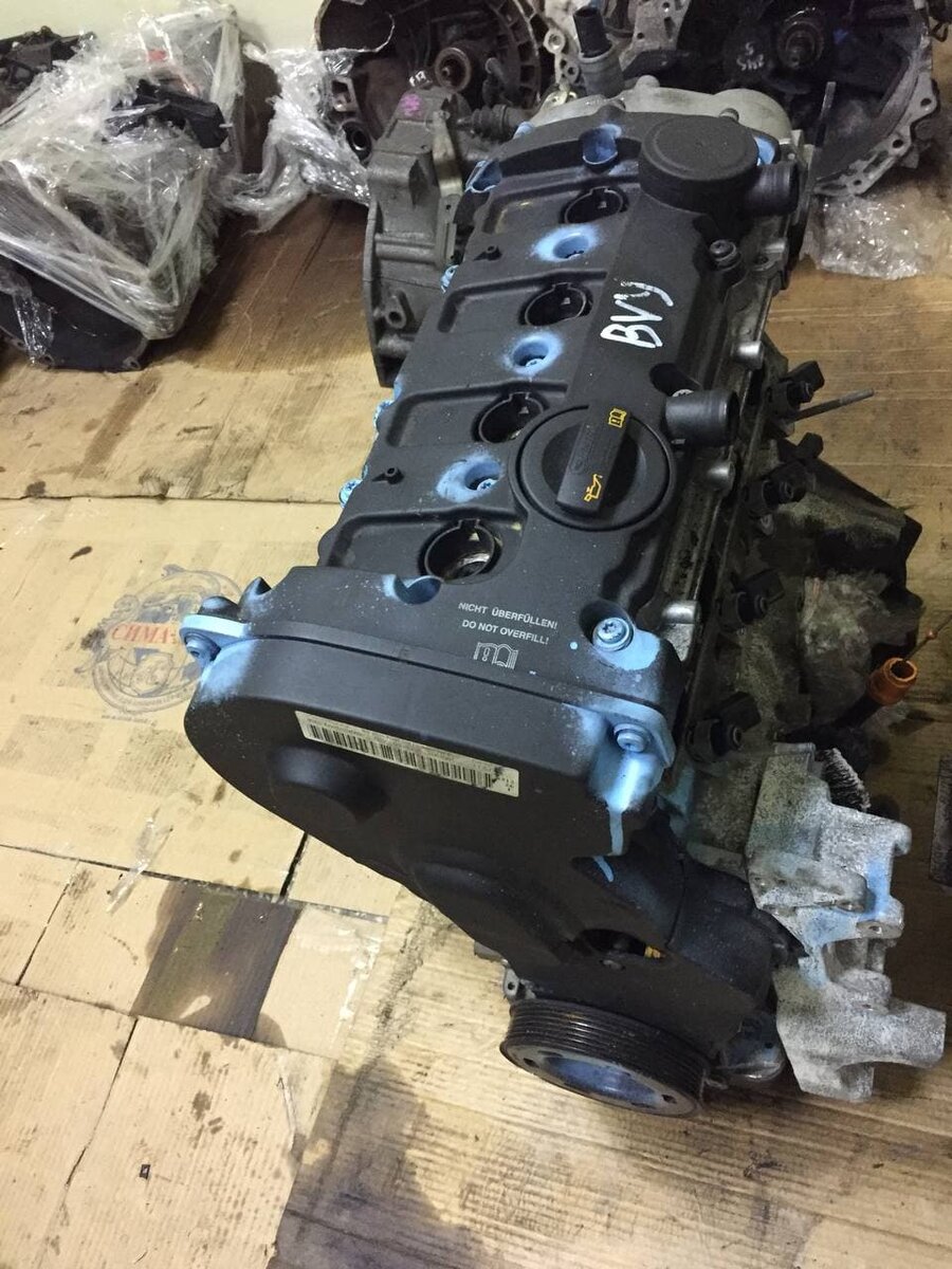Контрактный двигатель из Японии для Фольксваген Пассат Б6 2.0 бензин (маркировка BVY)