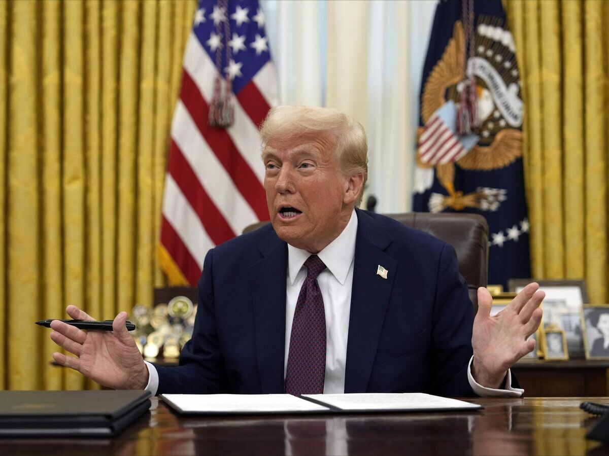    Президент США Дональд Трамп© AP Photo / Ben Curtis