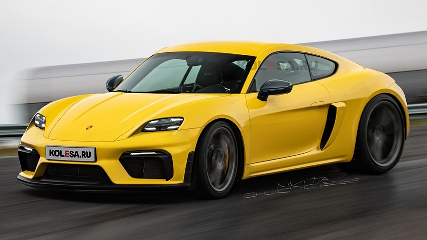   Рендер нового Porsche Cayman