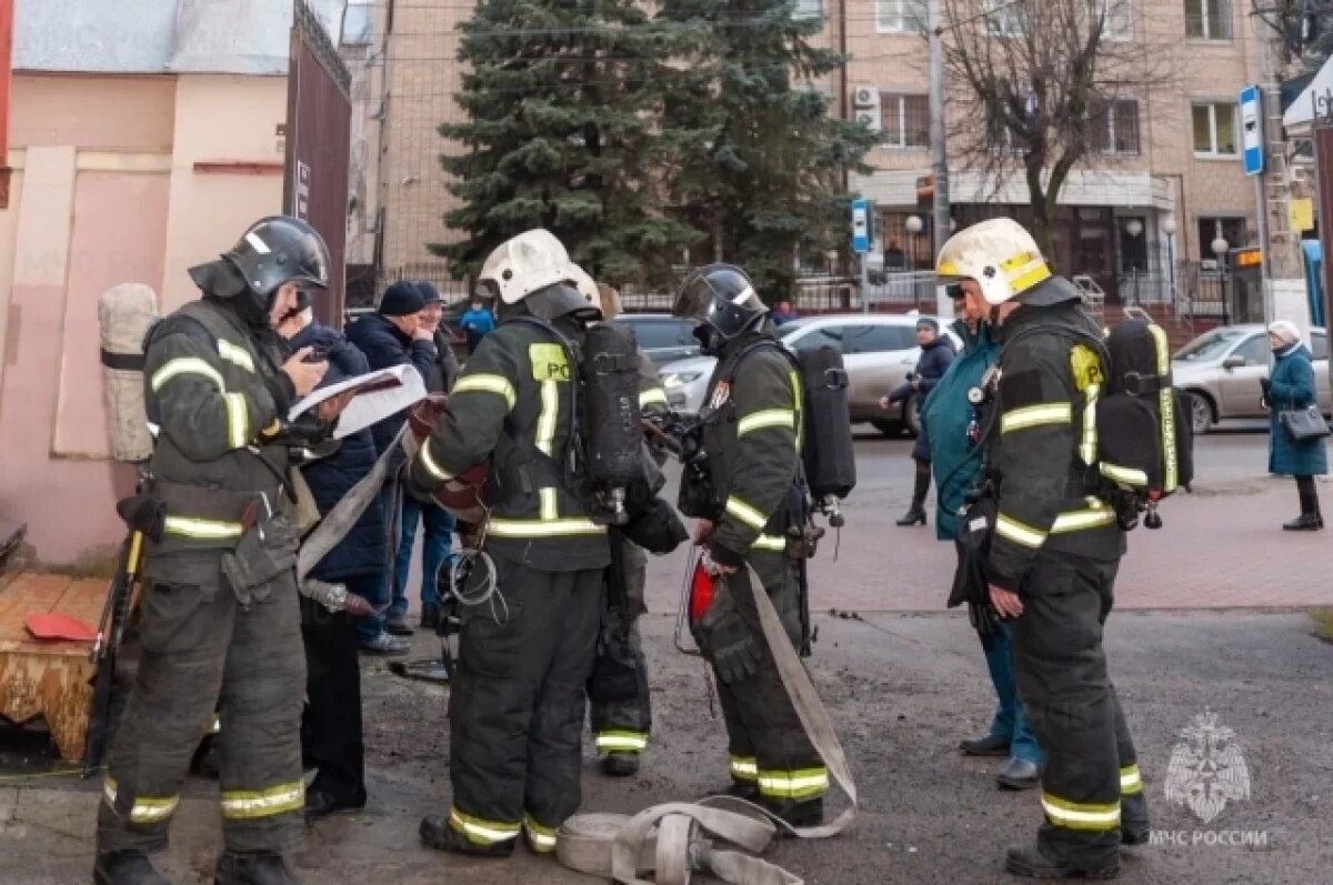    Сотрудники МЧС ликвидировали условный пожар в Брянском театре драмы
