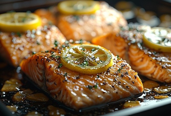    Рецепт вкусного лосося в духовке