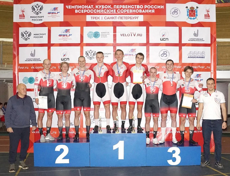    Тульские велогонщики взяли медали на Кубке России