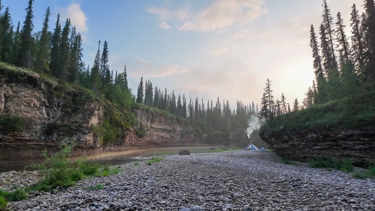 Стоянка на реке Щучья