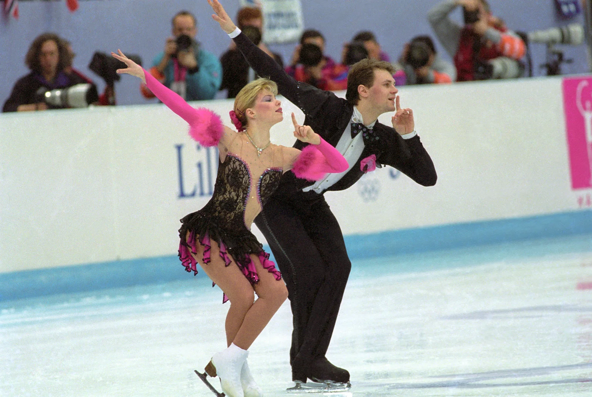Евгения Шишкова и Вадим Наумов, чемпионы мира 1994 года в парном катании